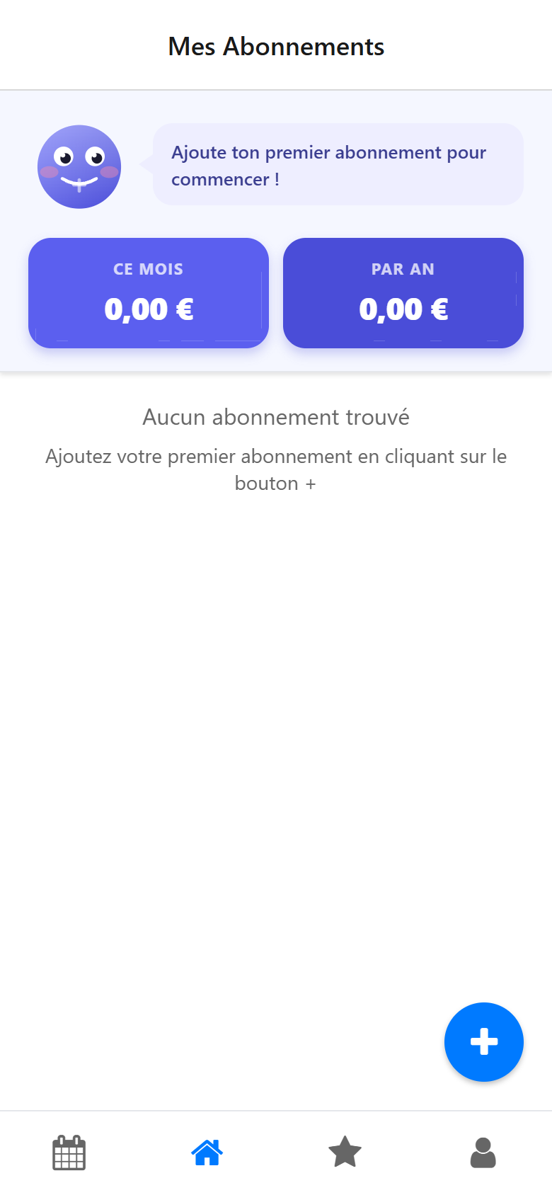 Ajouter un abonnement